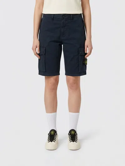 Stone Island Shorts Men  In Blue