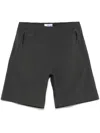 Stone Island Shorts Mit Logo-stickerei In Grau