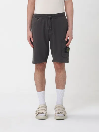 Stone Island Shorts Men  In Black