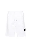 STONE ISLAND STONE ISLAND SHORTS WHITE