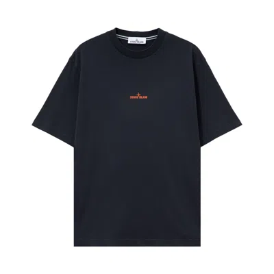 Pre-owned Stone Island Short-sleeve T-shirt 'blue Navy' | Men's Size Xl
