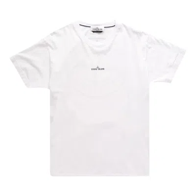 Pre-owned Stone Island Short-sleeve T-shirt 'white' | Men's Size L