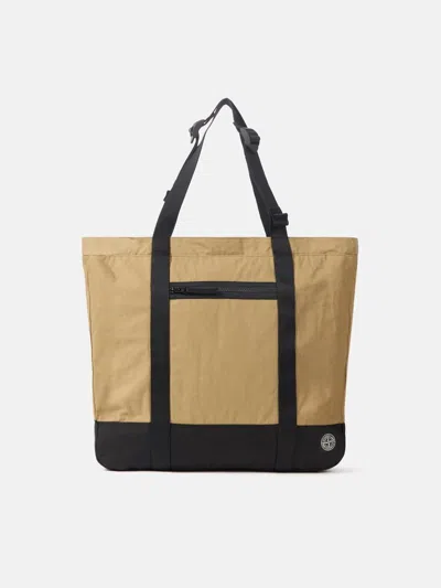 Stone Island Shoulder Bag With Compass Logo In Orange