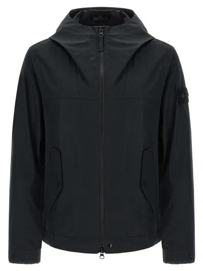 Stone Island S.i. Ghost Puffer Jackets Black In Blue