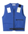 Stone Island Mens Marina Cotton Gilet Blue Marine In Sea-blue