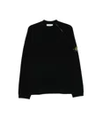 Stone Island Fancy Yarn Crewneck Jumper With Brushed Texture