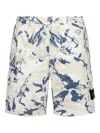 Stone Island L100004 Scan Camo On Stretch Ripstop-ovd In Beige