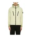 Stone Island Lightweight Jacket Green Polyamide In Green