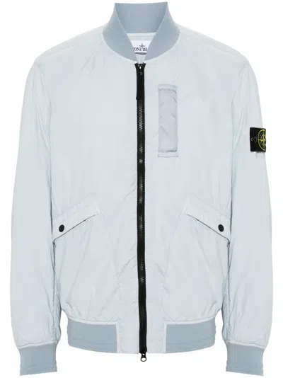 Stone Island Skin-touch Primaloft®-tc Jacket In Blue
