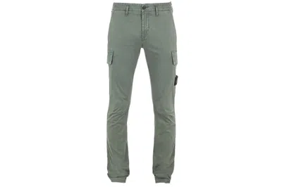 Pre-owned Stone Island Skinny Fit Cargo Pants Musk Green
