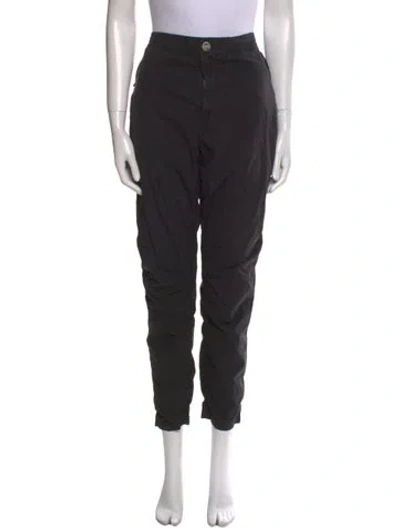 Pre-owned Stone Island Skinny Leg Pants In Black