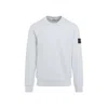Stone Island Compass-badge Crewneck Sweatshirt In White