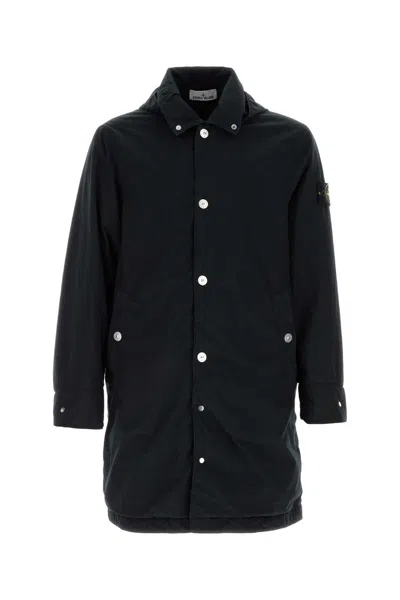 STONE ISLAND SLATE STRETCH POLYESTER JACKET
