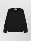 Stone Island Light Rws Pure Wool Sweater In Black
