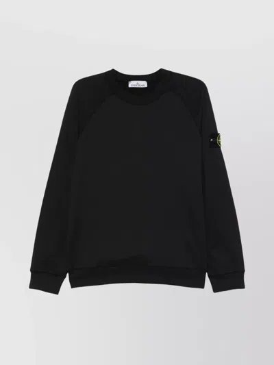 STONE ISLAND SLEEVE BADGE CREW NECK SWEATER