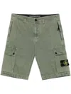 Stone Island Slim Bermuda Shorts In Green