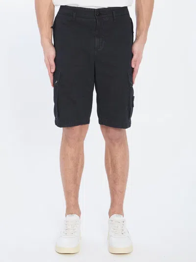 STONE ISLAND SLIM CARGO BERMUDA SHORTS