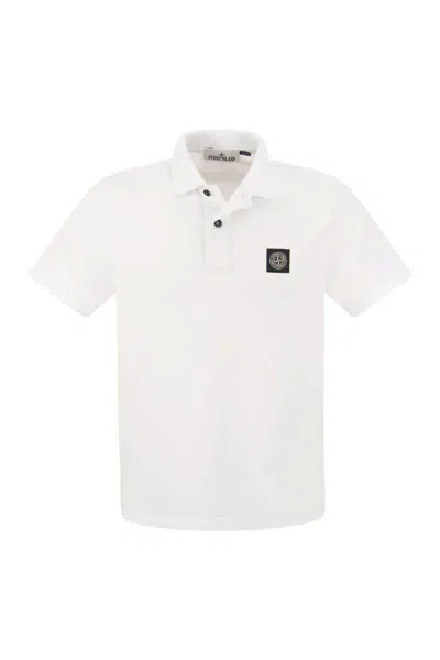 STONE ISLAND STONE ISLAND SLIM COTTON POLO SHIRT