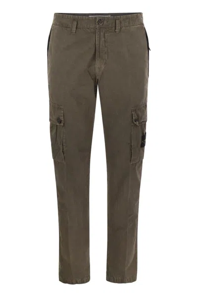 Stone Island Slim-fit Cargo Trousers