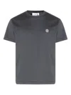 Stone Island Slim Fit Cotton Jersey T-shirt With Compass Patch