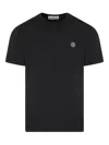 Stone Island Crew Neck Short Sleeves In Black
