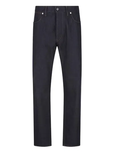 Stone Island Slim Fit Denim Jeans In Purple