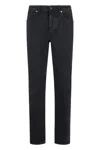 Stone Island J100007 Stretch Black Denim-rinsed Jeans In Black