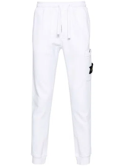 STONE ISLAND STONE ISLAND SLIM FIT JOGGERS WITH POCKETS ORGANIC COTTON FLEECE