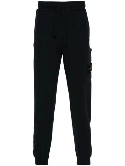 STONE ISLAND STONE ISLAND SLIM FIT JOGGERS WITH POCKETS ORGANIC COTTON FLEECE