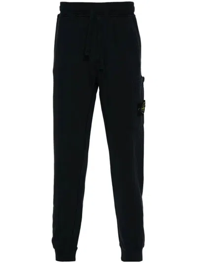 STONE ISLAND STONE ISLAND SLIM FIT JOGGERS WITH POCKETS ORGANIC COTTON FLEECE