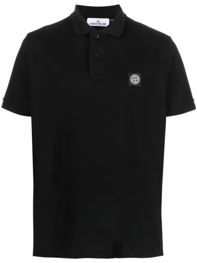 STONE ISLAND STONE ISLAND SLIM FIT POLO SHIRT ORGANIC COTTON ELASTANE PIQUÉ