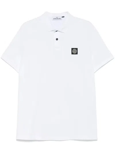 STONE ISLAND STONE ISLAND SLIM FIT POLO SHIRT ORGANIC COTTON ELASTANE PIQUÉ