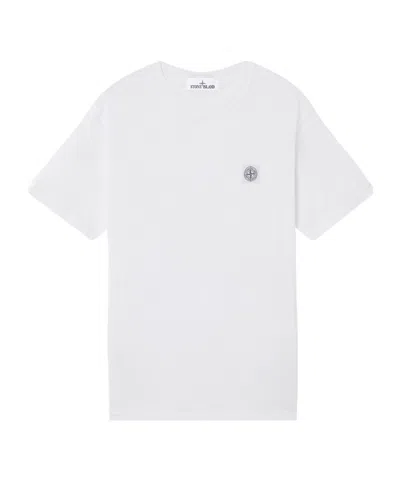 STONE ISLAND SLIM-FIT SHORT-SLEEVE T-SHIRT WITH COMPASS PATCH