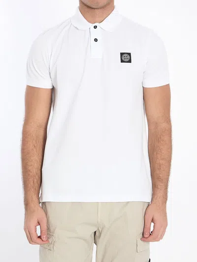 STONE ISLAND STONE ISLAND SLIM FIT STRETCH COTTON POLO SHIRT