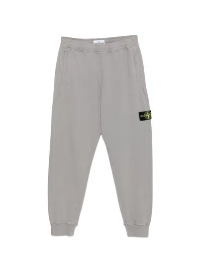 Stone Island Slim Fit Sweatpants With Cargo Pocket  In Gray