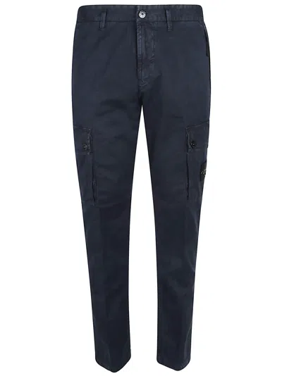 Stone Island Slim Pant In Blue