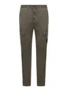 Stone Island Tailored Slim Trousers With Cargo Pocket