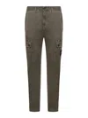 Stone Island Tailored Slim Trousers With Cargo Pocket