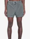 Stone Island Badeshorts Mit Knitteroptik In Green