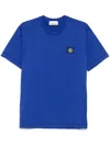 Stone Island 2100039 60/2 Cotton Jersey In Blue