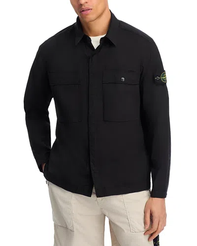 STONE ISLAND SNAP FRONT OVERSHIRT