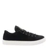Stone Island Suede Sneakers In Black