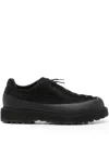Stone Island Low-top Suede Sneakers Pull Tab In Black