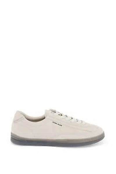 Pre-owned Stone Island Sneakers Rock Leather Suede Man Sz.10 Eur.43 80fws0101 White V0091