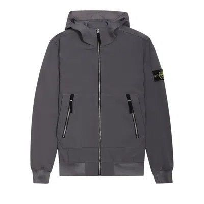 Pre-owned Stone Island Soft Shell Light Jacket 'blue/grey' | Men's Size M