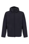 Stone Island Soft Shell-r E.dye®technology Casual Jackets And Parka Blue In Blue
