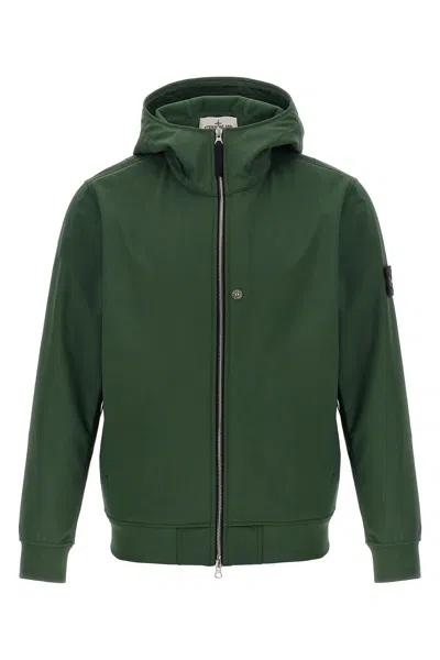 STONE ISLAND 'SOFT SHELL-R E. DYETECHNOLOGY' JACKET