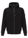 Stone Island Lightweight Hooded Jacket In Black
