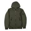 Stone Island Soft Shell-r Hooded Jacket 'olive Green'