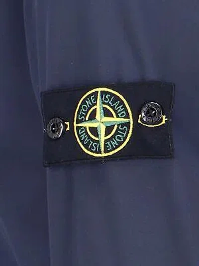 Pre-owned Stone Island Soft Shell-r Jacket In Blue